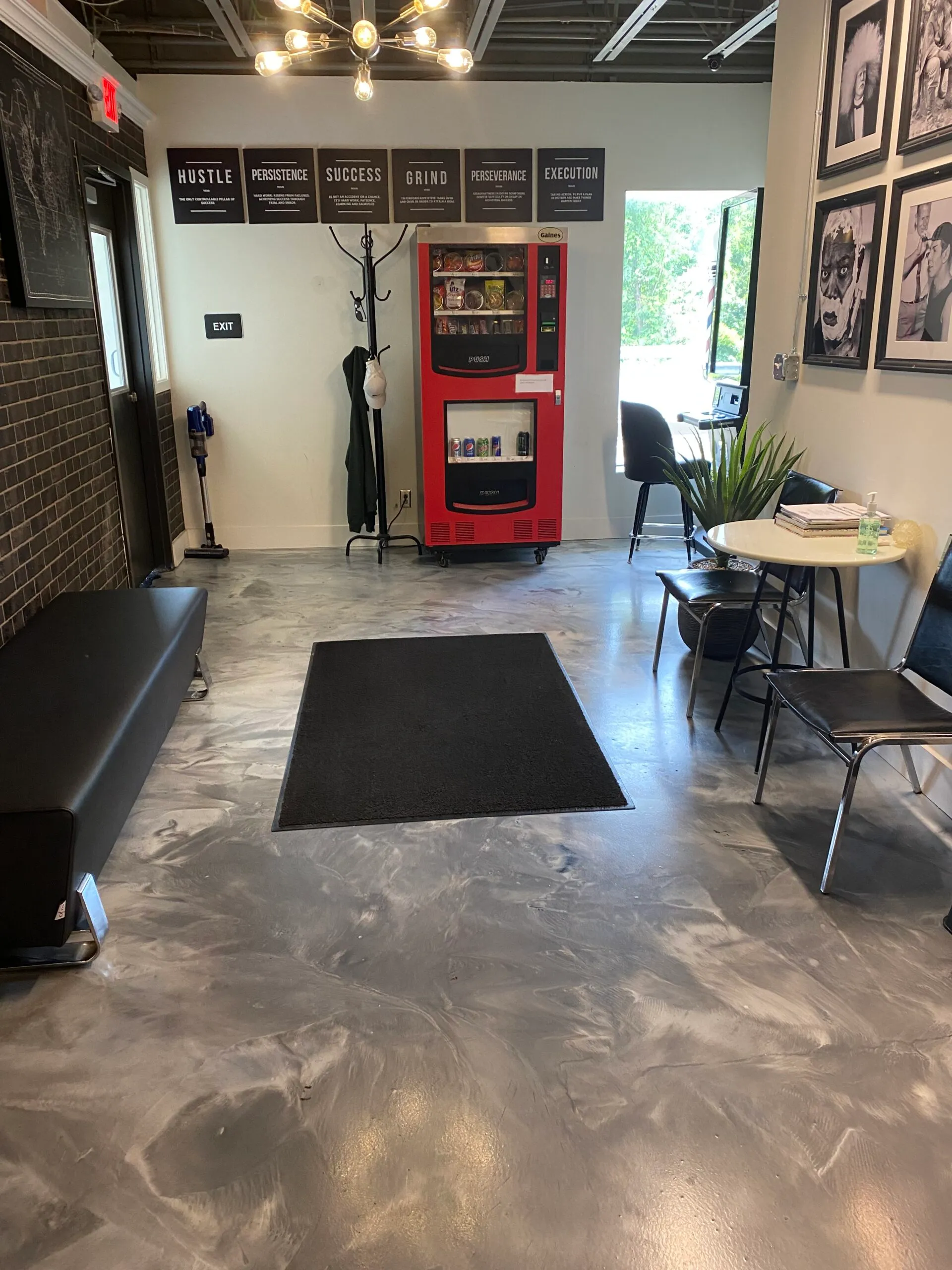 Clean, polished commercial interior